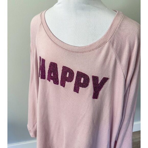 Secret Treasures Happy Sweater Sweatshirt - Picture 4 of 9